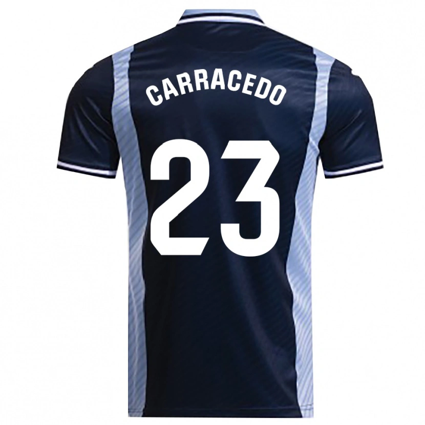 Danxen Damen Cristian Carracedo #23 Marine Himmelblau Auswärtstrikot Trikot 2025/26 T-Shirt Schweiz