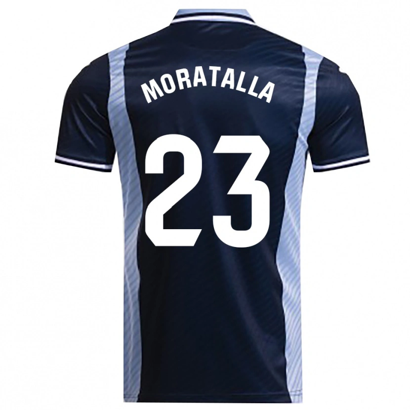 Danxen Damen Gonzalo Moratalla #23 Marine Himmelblau Auswärtstrikot Trikot 2025/26 T-Shirt Schweiz