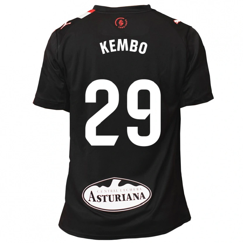 Danxen Damen Yann Kembo #29 Schwarz Weiß Auswärtstrikot Trikot 2025/26 T-Shirt Schweiz