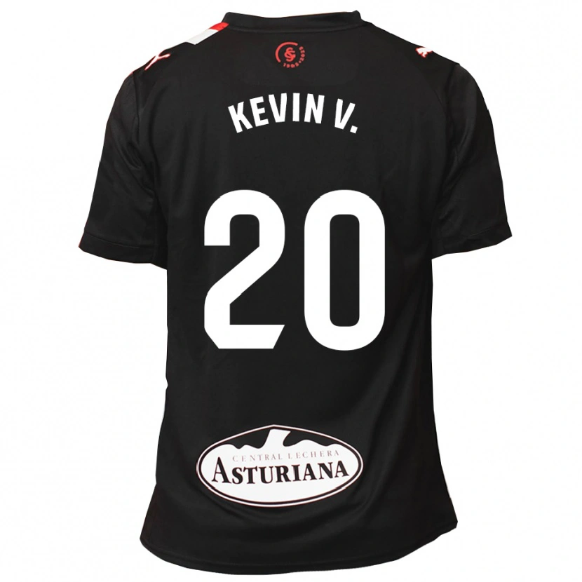 Danxen Damen Kevin Vázquez #20 Schwarz Weiß Auswärtstrikot Trikot 2025/26 T-Shirt Schweiz