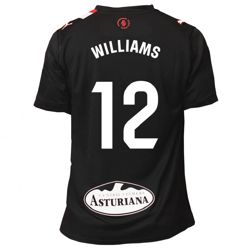Danxen Damen Aaron Williams #12 Schwarz Weiß Auswärtstrikot Trikot 2025/26 T-Shirt Schweiz