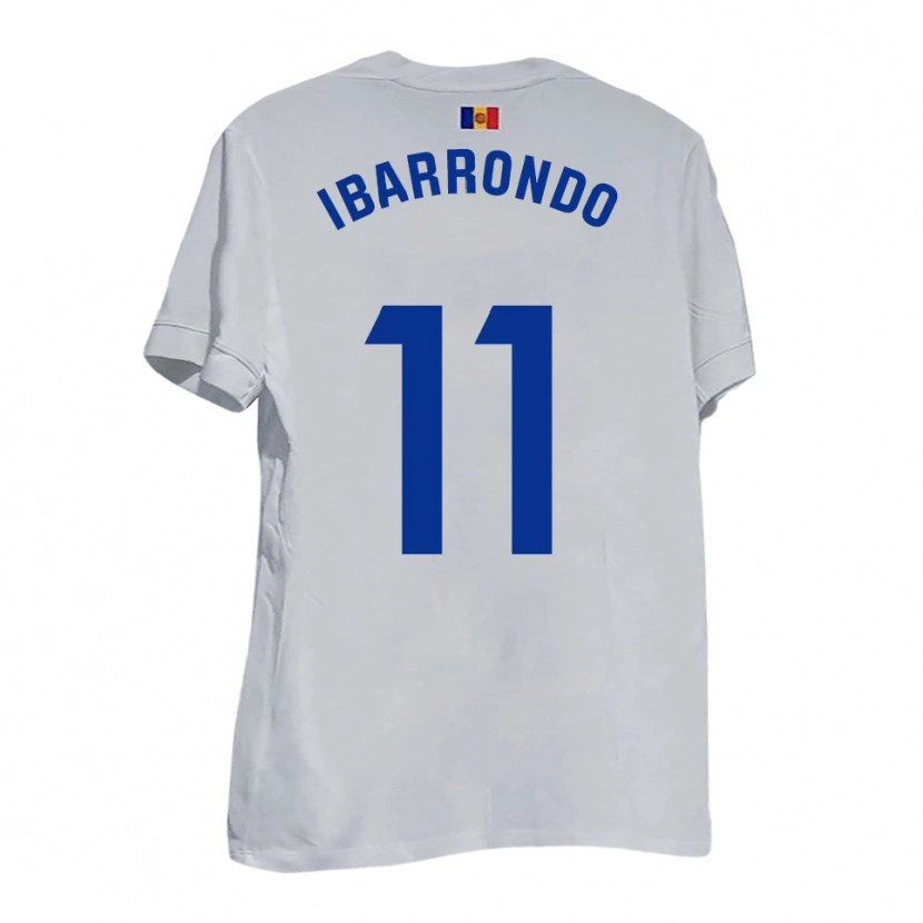 Danxen Damen Alejandro Ibarrondo #11 Weiß Blau Gelb Auswärtstrikot Trikot 2025/26 T-Shirt Schweiz