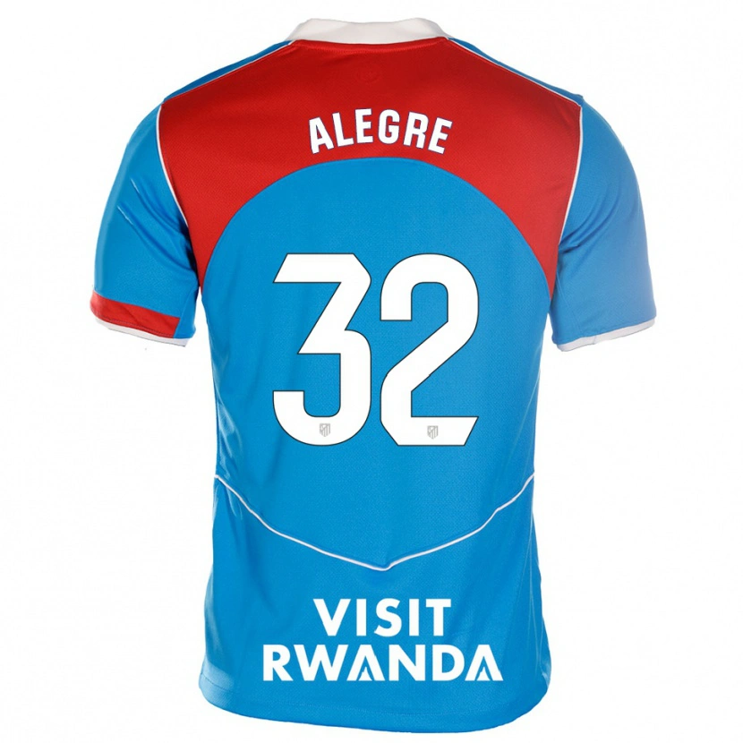 Danxen Damen Juan Alegre #32 Blau Weiß Ausweichtrikot Trikot 2025/26 T-Shirt Schweiz