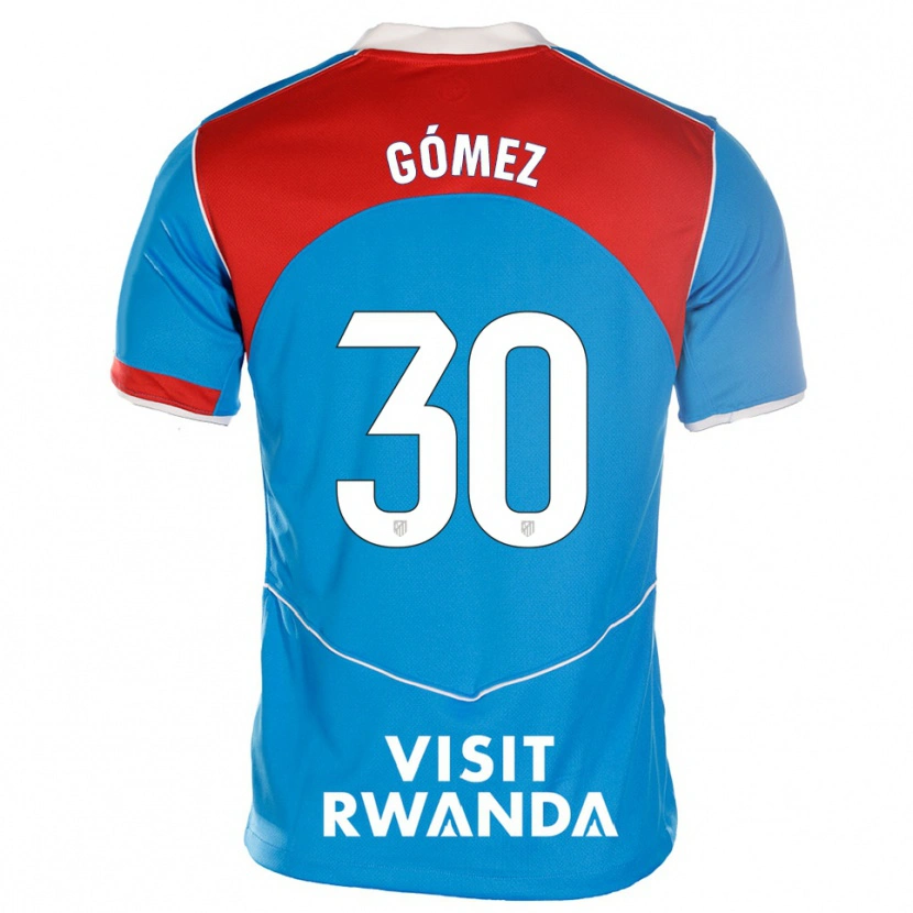 Danxen Damen Rubén Gómez #30 Blau Weiß Ausweichtrikot Trikot 2025/26 T-Shirt Schweiz