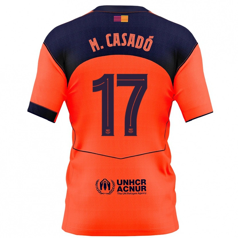 Danxen Damen Marc Casadó #17 Orange Marine Ausweichtrikot Trikot 2025/26 T-Shirt Schweiz