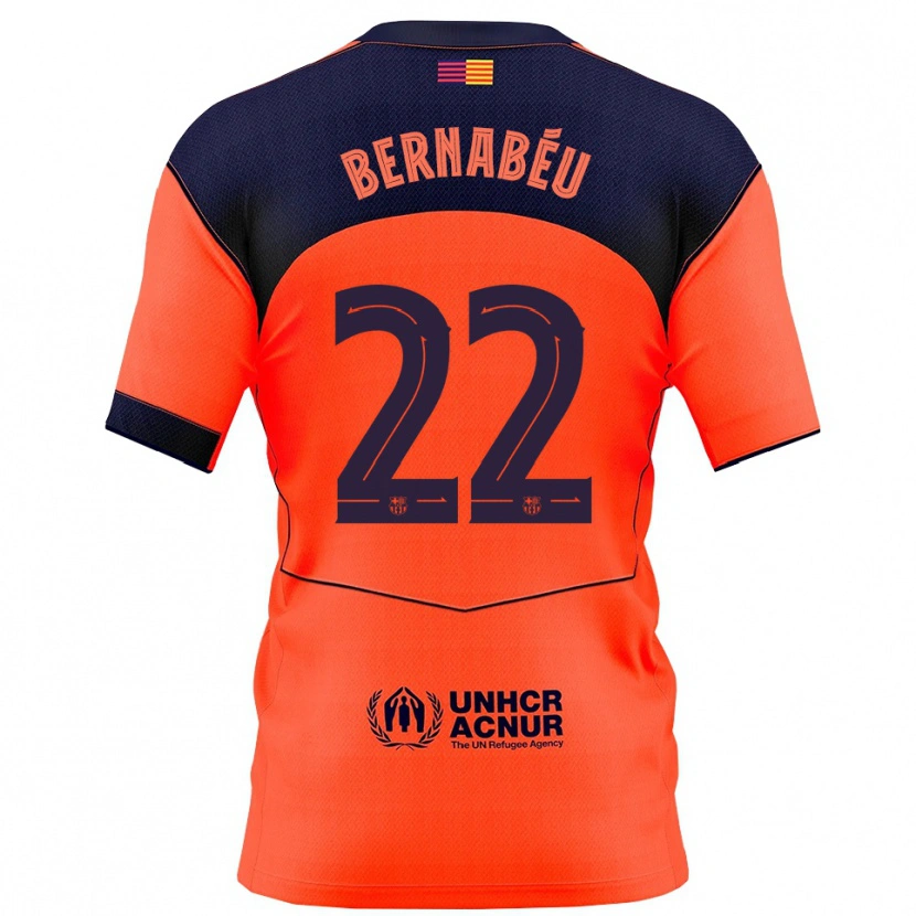 Danxen Damen Pol Bernabéu #22 Orange Marine Ausweichtrikot Trikot 2025/26 T-Shirt Schweiz