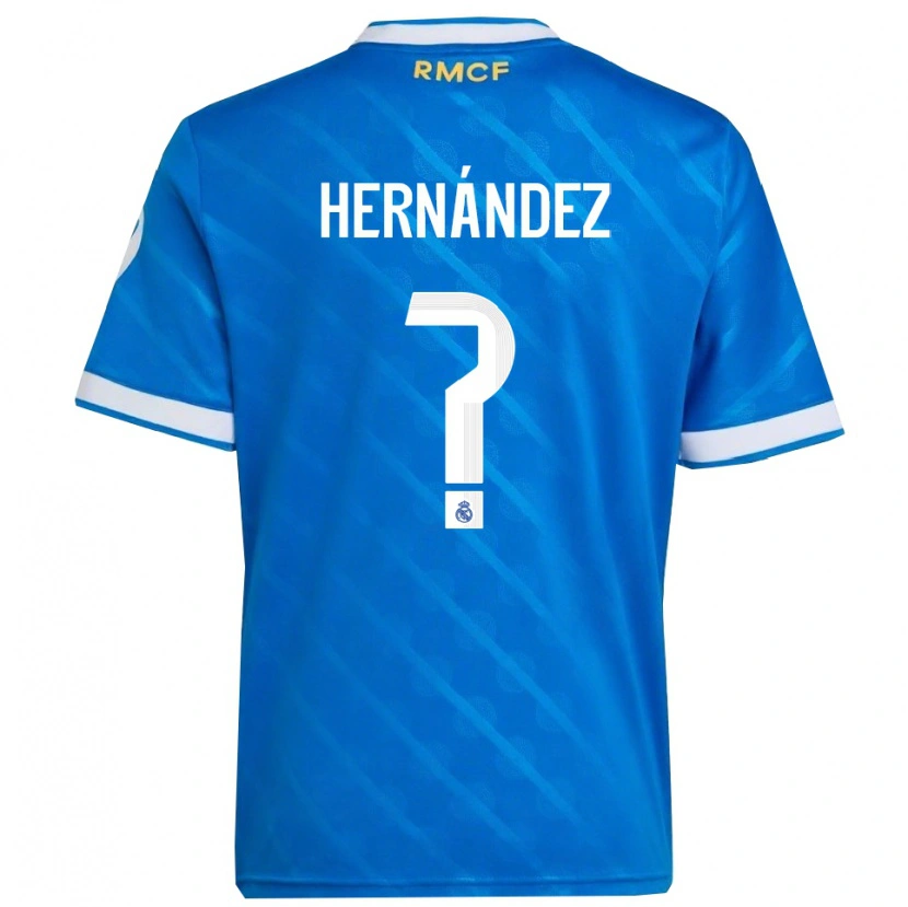 Danxen Damen Enaitz Hernández #0 Blau Weiß Ausweichtrikot Trikot 2025/26 T-Shirt Schweiz