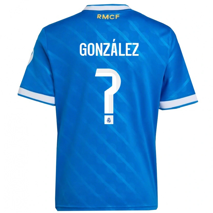 Danxen Damen Daniel González #0 Blau Weiß Ausweichtrikot Trikot 2025/26 T-Shirt Schweiz