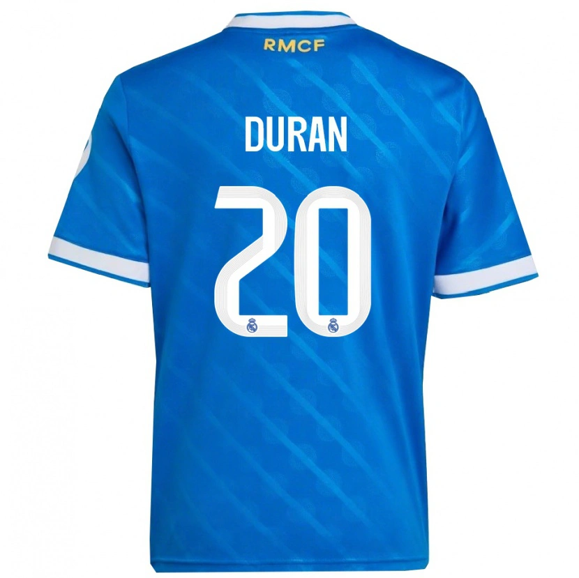 Danxen Damen Pol Duran #20 Blau Weiß Ausweichtrikot Trikot 2025/26 T-Shirt Schweiz