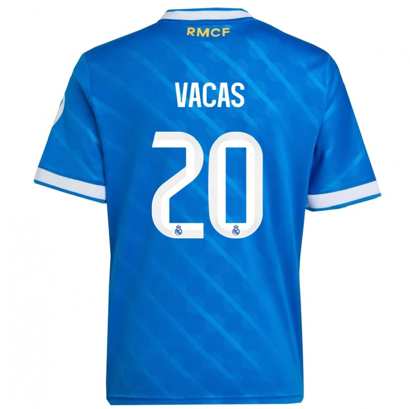 Danxen Damen Juan Vacas #20 Blau Weiß Ausweichtrikot Trikot 2025/26 T-Shirt Schweiz