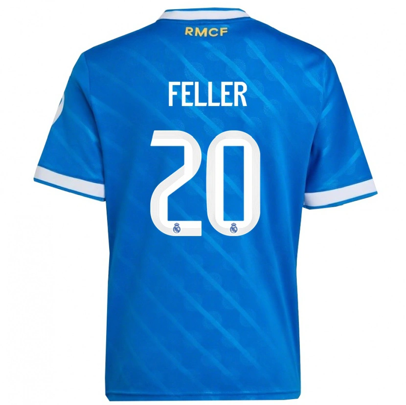 Danxen Damen Naomie Feller #20 Blau Weiß Ausweichtrikot Trikot 2025/26 T-Shirt Schweiz