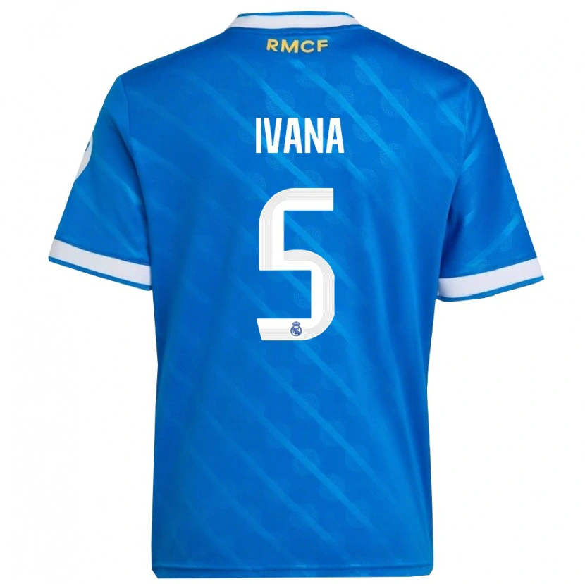 Danxen Damen Ivana Andres #5 Blau Weiß Ausweichtrikot Trikot 2025/26 T-Shirt Schweiz