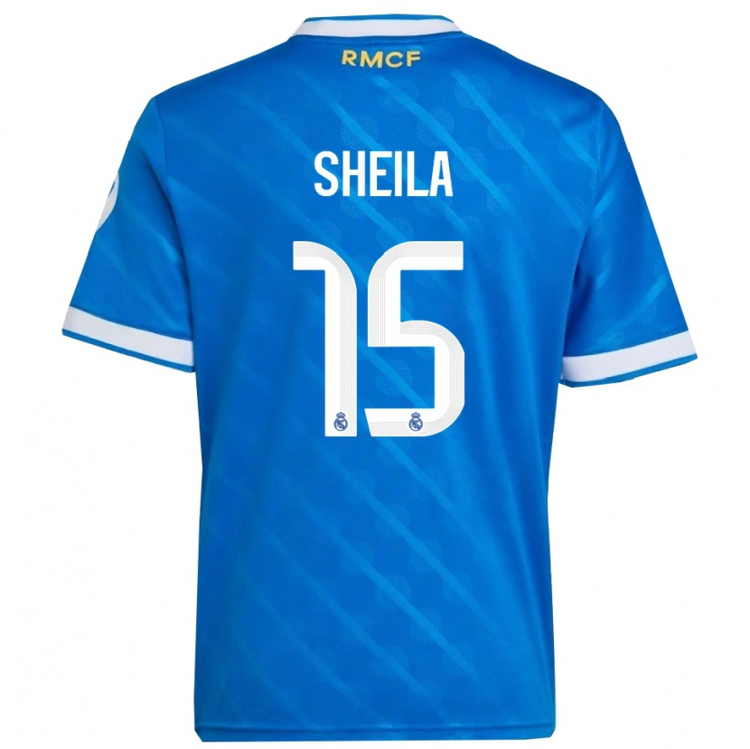 Danxen Damen Sheila García #15 Blau Weiß Ausweichtrikot Trikot 2025/26 T-Shirt Schweiz