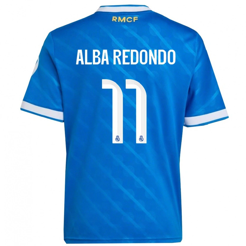 Danxen Damen Alba Redondo #11 Blau Weiß Ausweichtrikot Trikot 2025/26 T-Shirt Schweiz