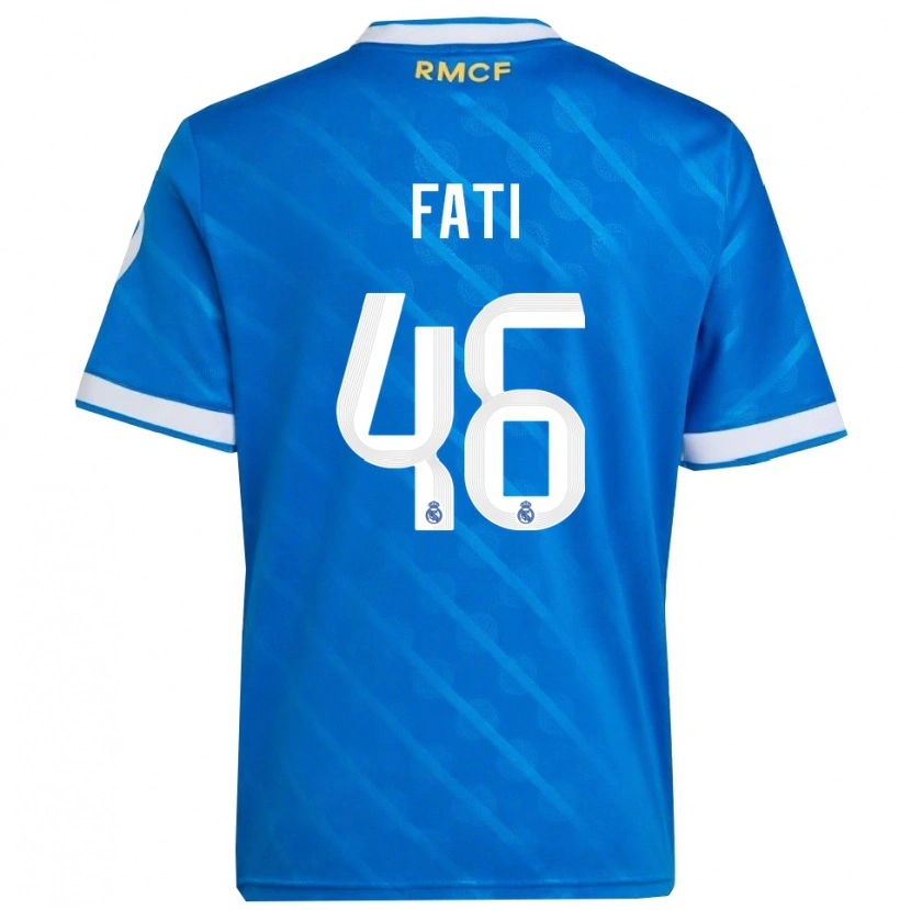 Danxen Damen Lamini Fati #46 Blau Weiß Ausweichtrikot Trikot 2025/26 T-Shirt Schweiz