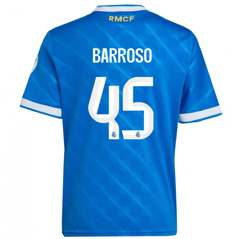 Danxen Damen Jaime Barroso #45 Blau Weiß Ausweichtrikot Trikot 2025/26 T-Shirt Schweiz