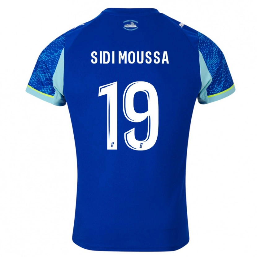 Danxen Damen Salima Sidi Moussa #19 Himmelblau Weiß Ausweichtrikot Trikot 2025/26 T-Shirt Schweiz