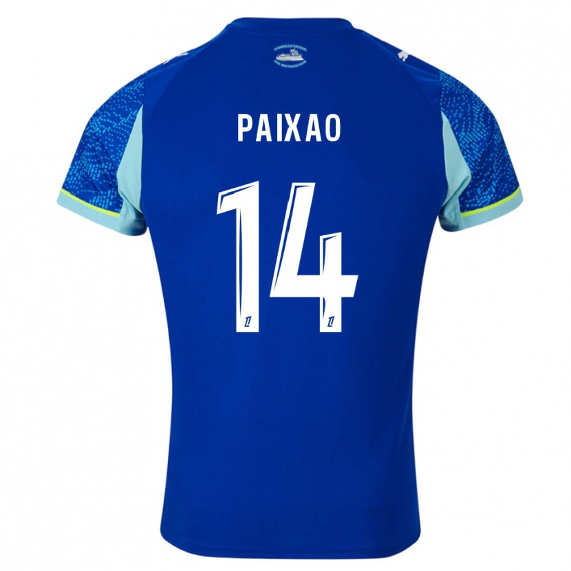 Danxen Damen Igor Paixão #14 Himmelblau Weiß Ausweichtrikot Trikot 2025/26 T-Shirt Schweiz