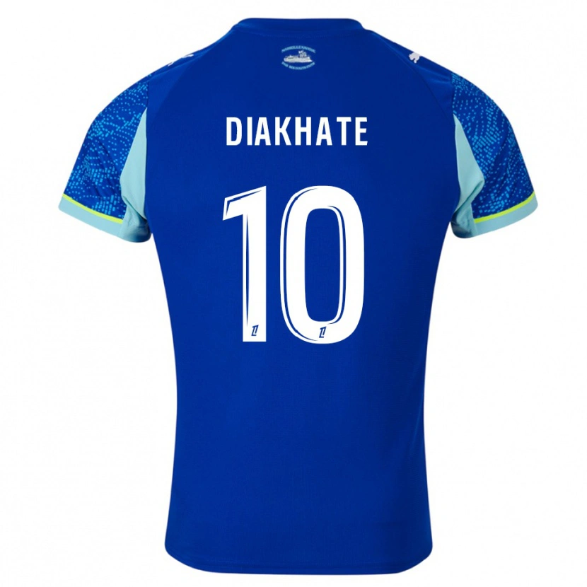 Danxen Damen Ndeye Awa Diakhaté #10 Himmelblau Weiß Ausweichtrikot Trikot 2025/26 T-Shirt Schweiz
