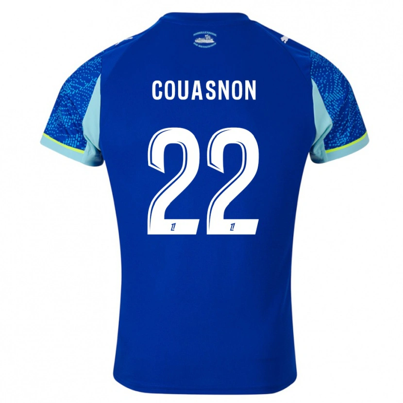 Danxen Damen Roxane Couasnon #22 Himmelblau Weiß Ausweichtrikot Trikot 2025/26 T-Shirt Schweiz