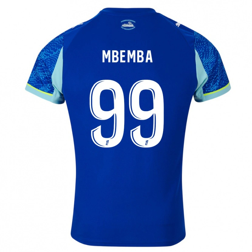 Danxen Damen Chancel Mbemba #99 Himmelblau Weiß Ausweichtrikot Trikot 2025/26 T-Shirt Schweiz
