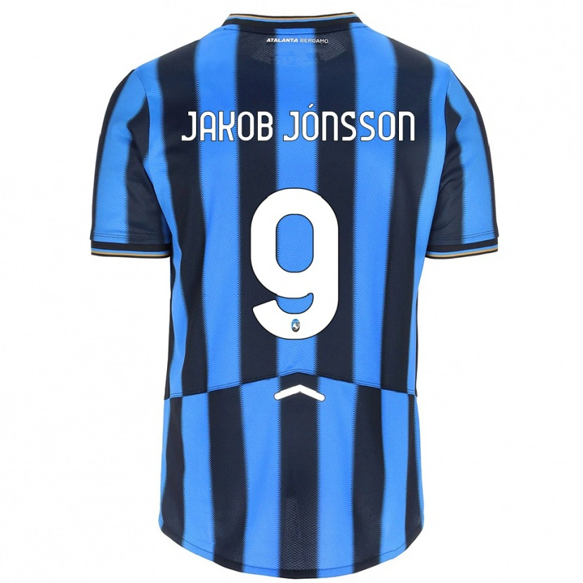 Danxen Kinder Birkir Jakob Jónsson #9 Himmelblau Schwarz Heimtrikot Trikot 2025/26 T-Shirt Schweiz