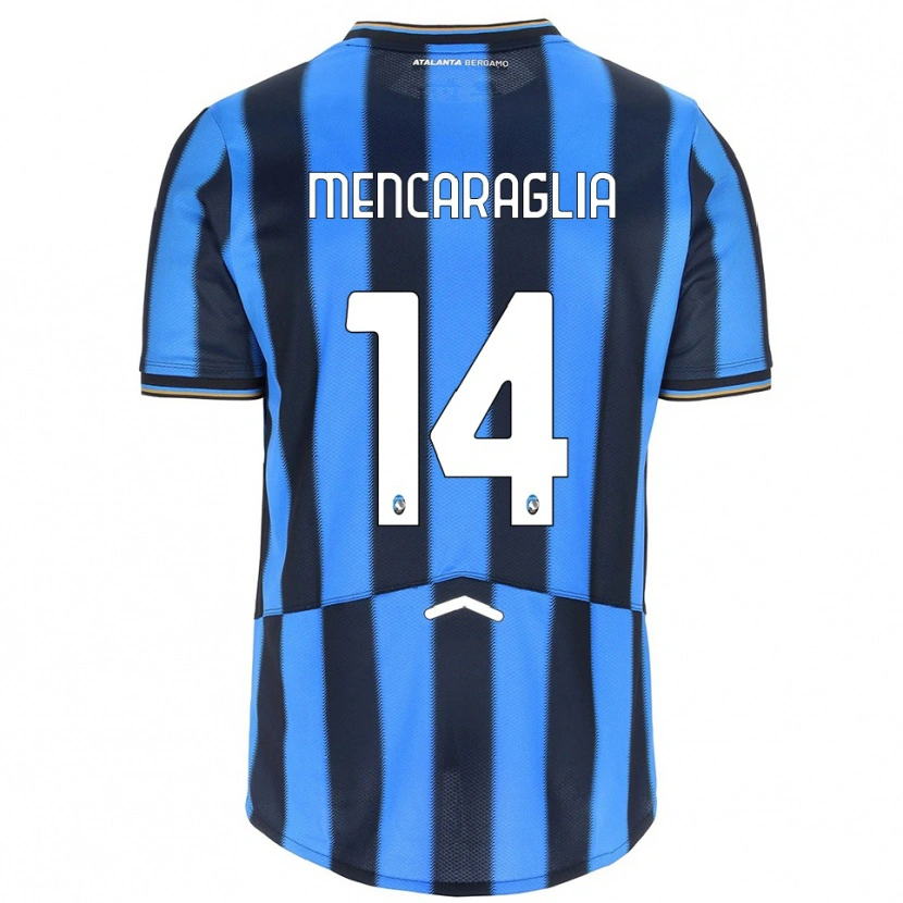 Danxen Kinder Filippo Mencaraglia #14 Himmelblau Schwarz Heimtrikot Trikot 2025/26 T-Shirt Schweiz