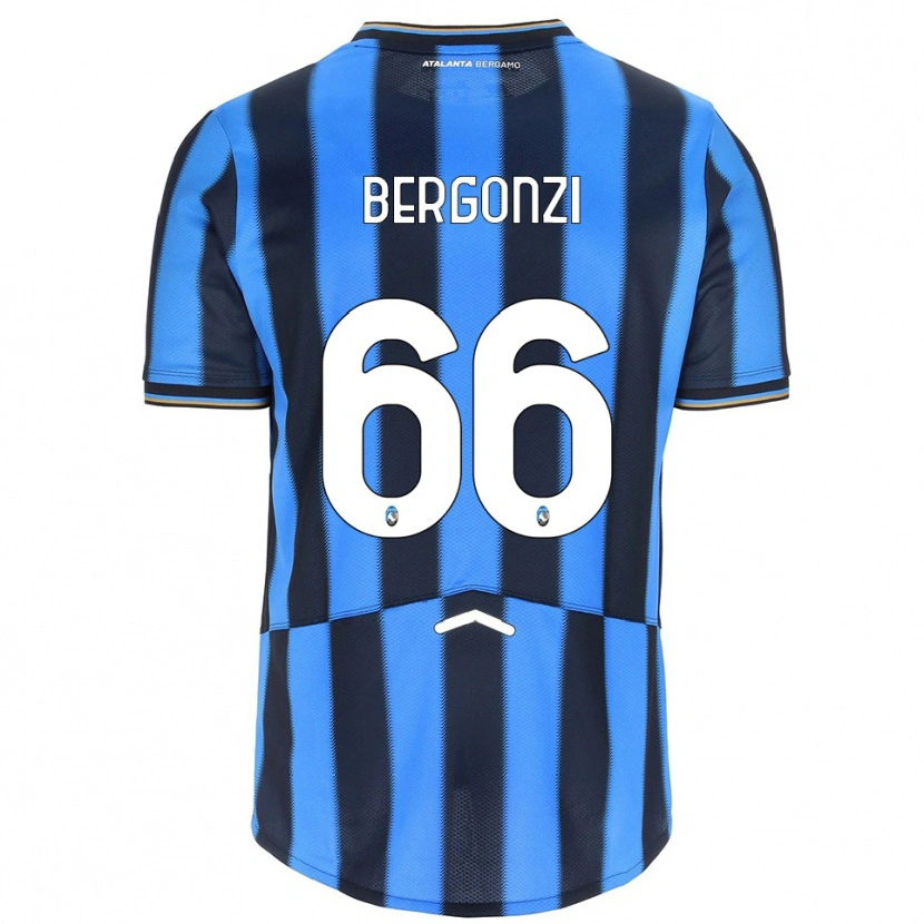 Danxen Kinder Federico Bergonzi #66 Himmelblau Schwarz Heimtrikot Trikot 2025/26 T-Shirt Schweiz