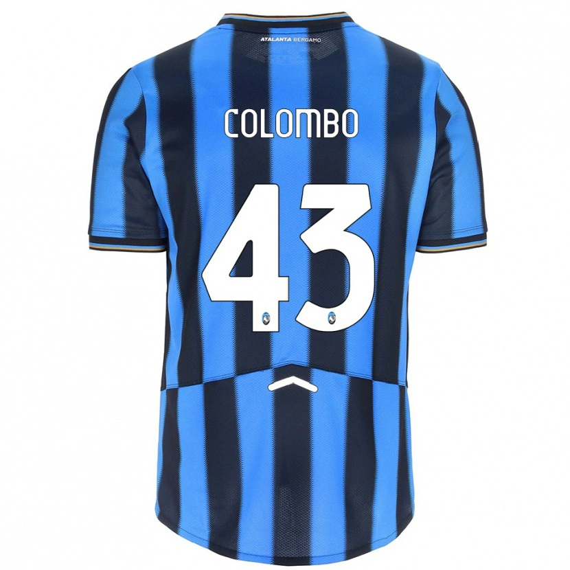 Danxen Kinder Matteo Colombo #43 Himmelblau Schwarz Heimtrikot Trikot 2025/26 T-Shirt Schweiz