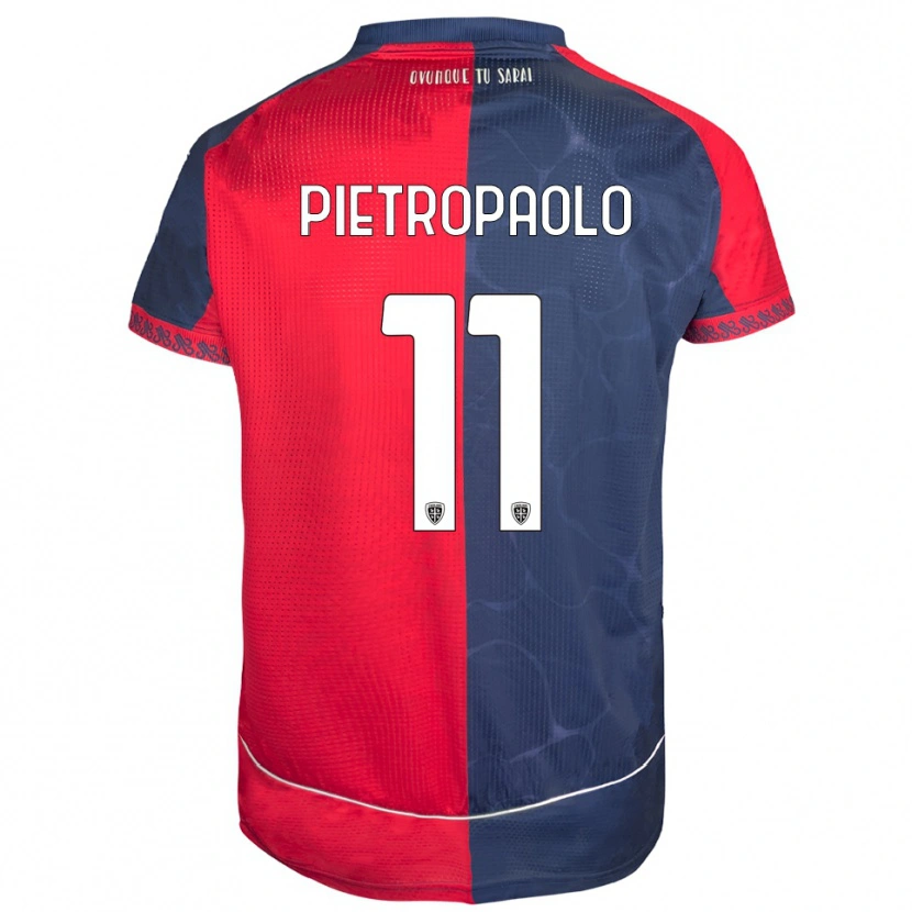 Danxen Kinder Mario Pietropaolo #11 Rot Marineblau Heimtrikot Trikot 2025/26 T-Shirt Schweiz