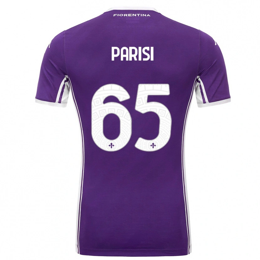 Danxen Kinder Fabiano Parisi #65 Lila Weiß Heimtrikot Trikot 2025/26 T-Shirt Schweiz