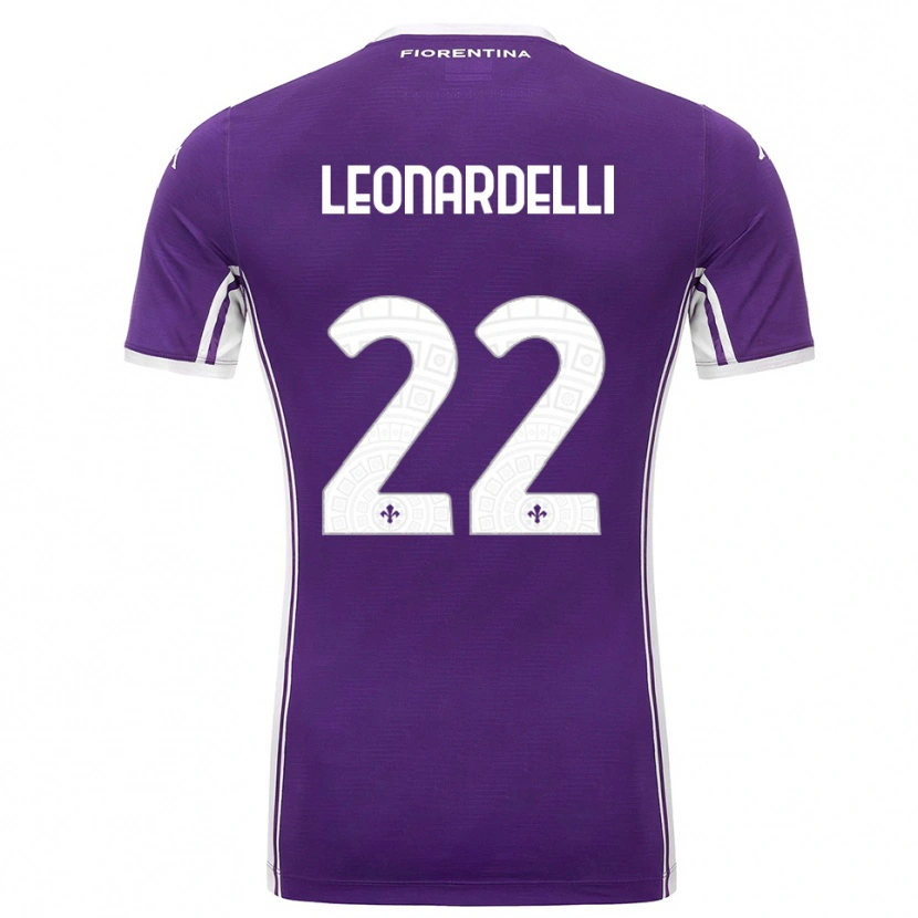 Danxen Kinder Pietro Leonardelli #22 Lila Weiß Heimtrikot Trikot 2025/26 T-Shirt Schweiz