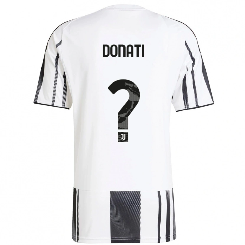 Danxen Kinder Andrea Donati #0 Weiß Schwarz Heimtrikot Trikot 2025/26 T-Shirt Schweiz