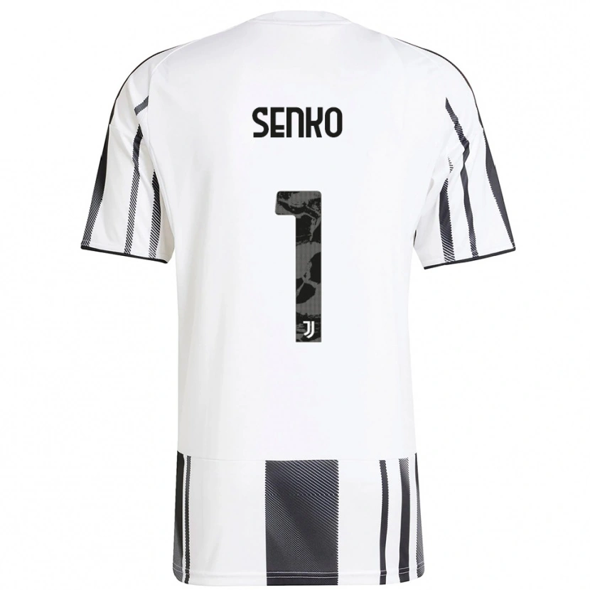 Danxen Kinder Zsombor Senko #1 Weiß Schwarz Heimtrikot Trikot 2025/26 T-Shirt Schweiz