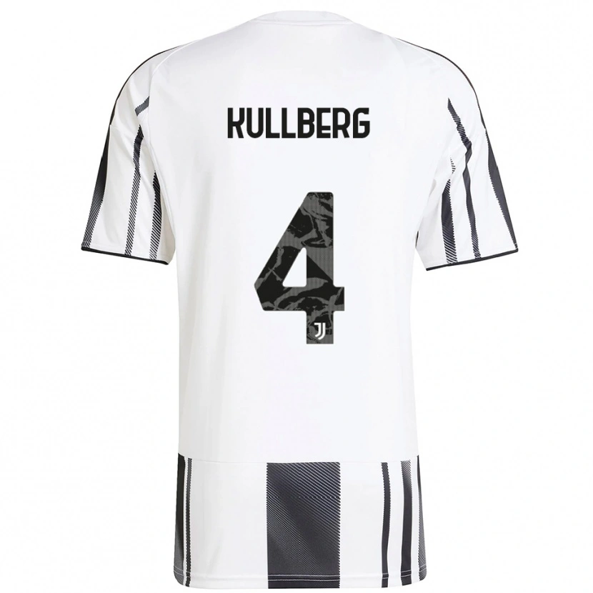 Danxen Kinder Emma Nanny Charlotte Kullberg #4 Weiß Schwarz Heimtrikot Trikot 2025/26 T-Shirt Schweiz