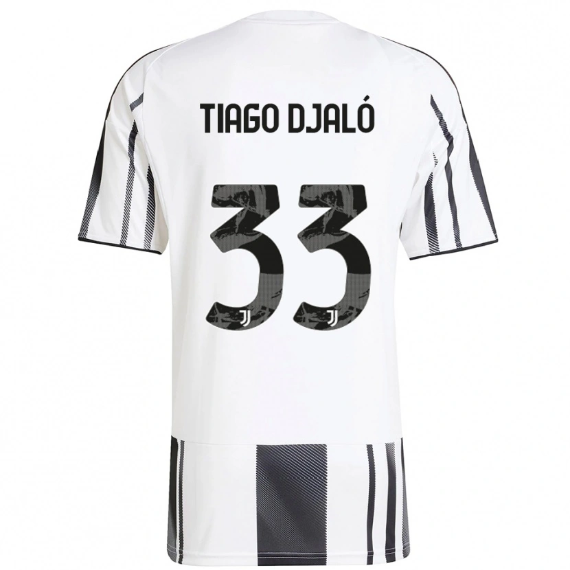 Danxen Kinder Tiago Djaló #33 Weiß Schwarz Heimtrikot Trikot 2025/26 T-Shirt Schweiz