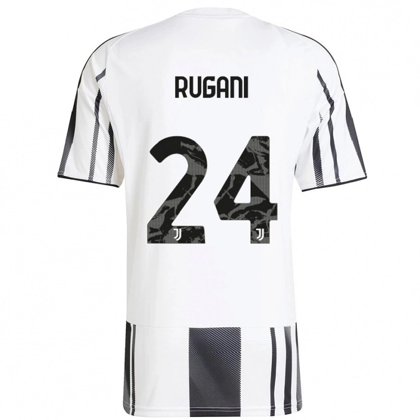 Danxen Kinder Daniele Rugani #24 Weiß Schwarz Heimtrikot Trikot 2025/26 T-Shirt Schweiz