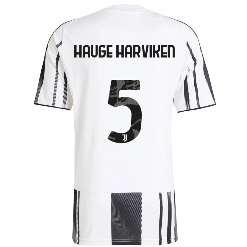 Danxen Kinder Mathilde Hauge Harviken #5 Weiß Schwarz Heimtrikot Trikot 2025/26 T-Shirt Schweiz
