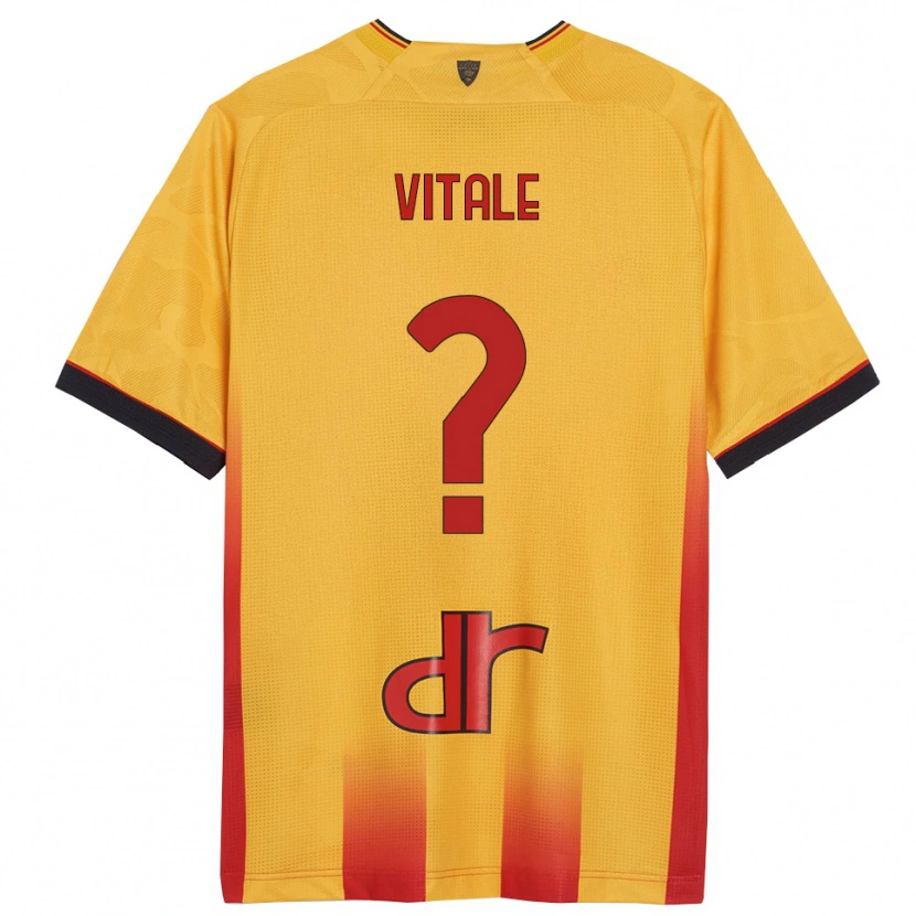 Danxen Kinder Leonardo Vitale #0 Gelb Orange Heimtrikot Trikot 2025/26 T-Shirt Schweiz