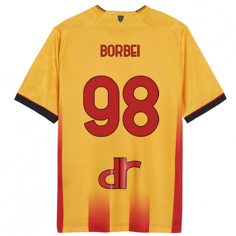 Danxen Kinder Alexandru Borbei #98 Gelb Orange Heimtrikot Trikot 2025/26 T-Shirt Schweiz