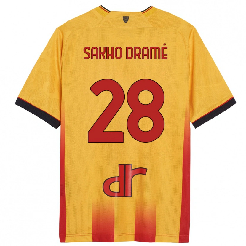 Danxen Kinder Samba Sakho Dramé #28 Gelb Orange Heimtrikot Trikot 2025/26 T-Shirt Schweiz