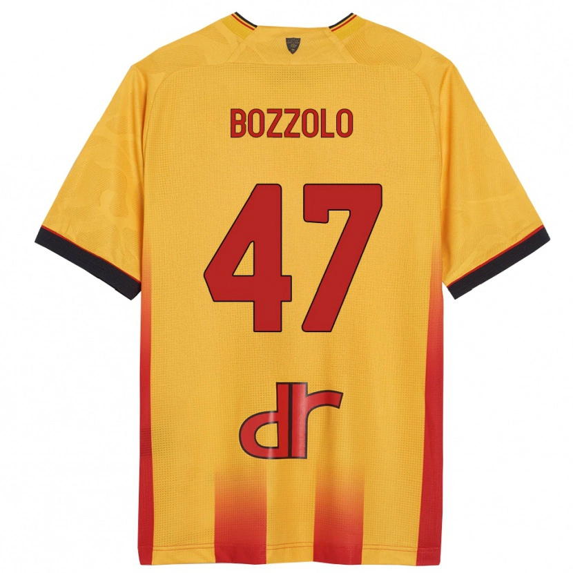 Danxen Kinder Alessandro Bozzolo #47 Gelb Orange Heimtrikot Trikot 2025/26 T-Shirt Schweiz