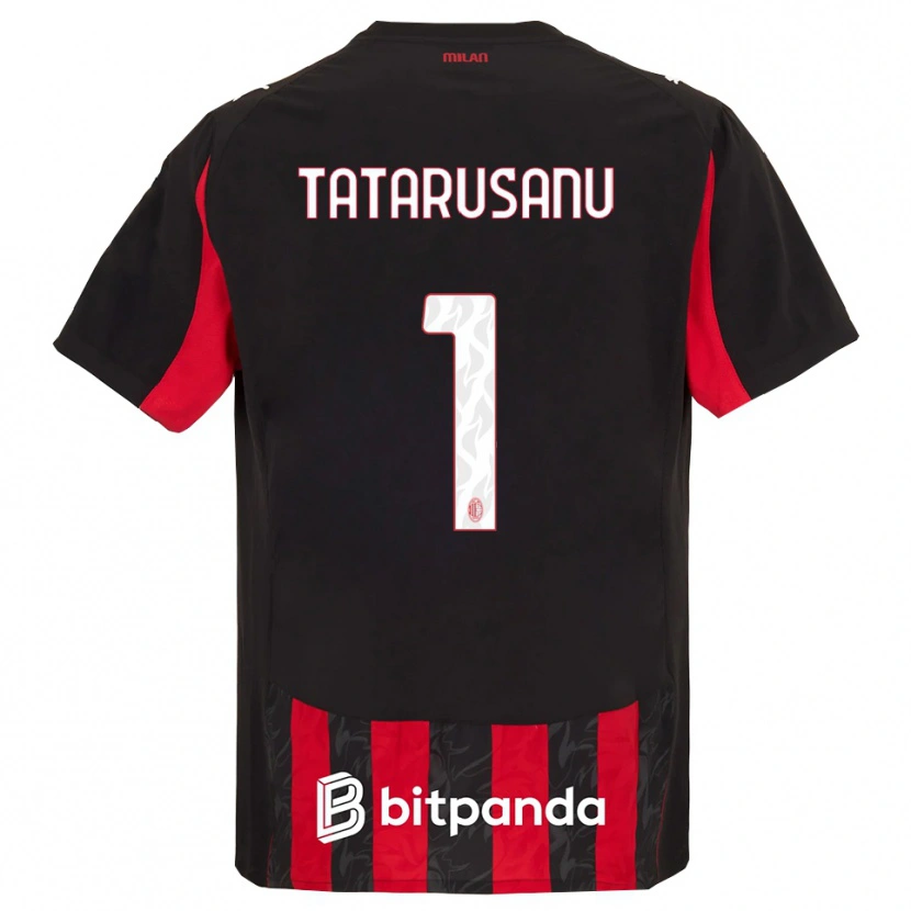 Danxen Kinder Ciprian Tatarusanu #1 Rot Schwarz Heimtrikot Trikot 2025/26 T-Shirt Schweiz