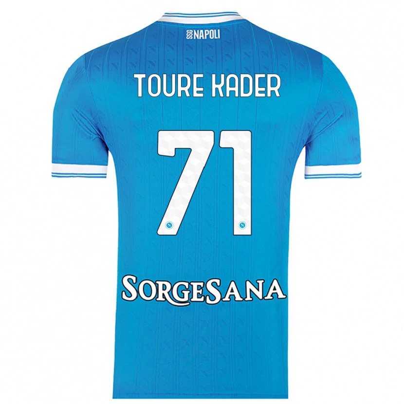 Danxen Kinder Aziz Toure Kader #71 Himmelblau Weiß Heimtrikot Trikot 2025/26 T-Shirt Schweiz