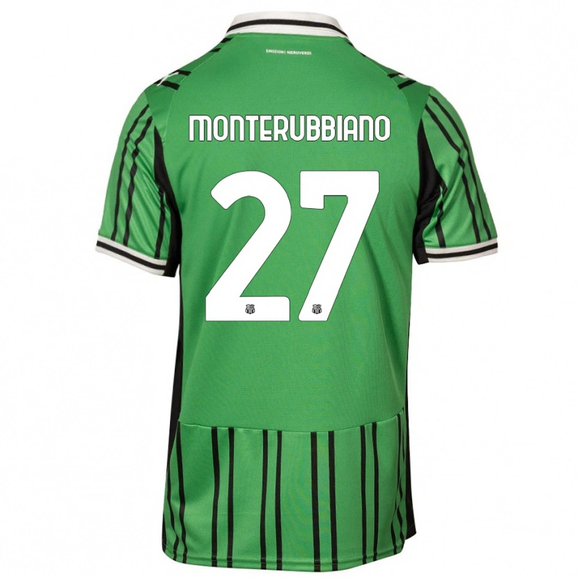 Danxen Kinder Valeria Monterubbiano #27 Grün Schwarz Heimtrikot Trikot 2025/26 T-Shirt Schweiz