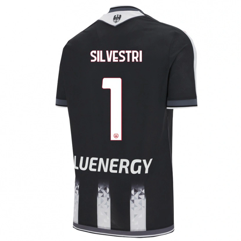 Danxen Kinder Marco Silvestri #1 Schwarz Weiß Heimtrikot Trikot 2025/26 T-Shirt Schweiz