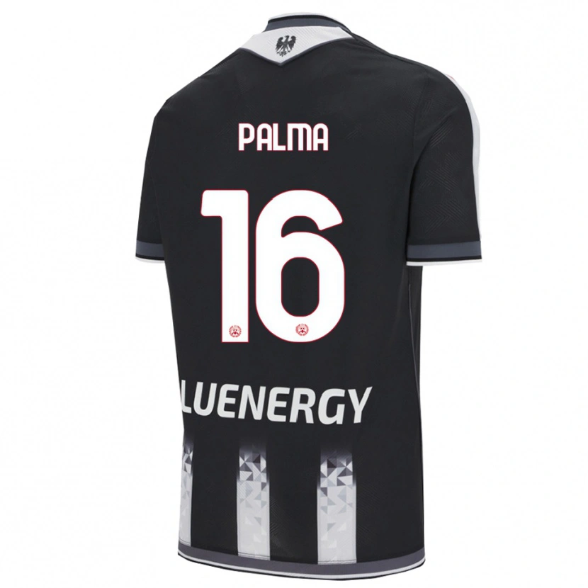 Danxen Kinder Matteo Palma #16 Schwarz Weiß Heimtrikot Trikot 2025/26 T-Shirt Schweiz