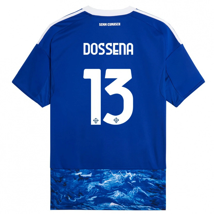Danxen Kinder Alberto Dossena #13 Blau Weiß Heimtrikot Trikot 2025/26 T-Shirt Schweiz