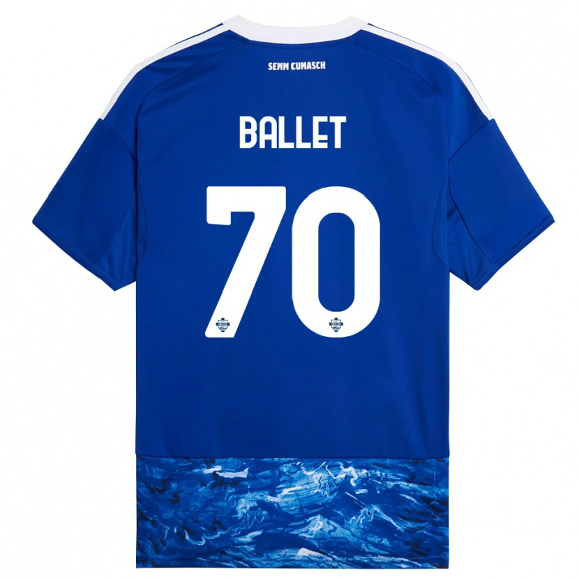 Danxen Kinder Samuel Ballet #70 Blau Weiß Heimtrikot Trikot 2025/26 T-Shirt Schweiz