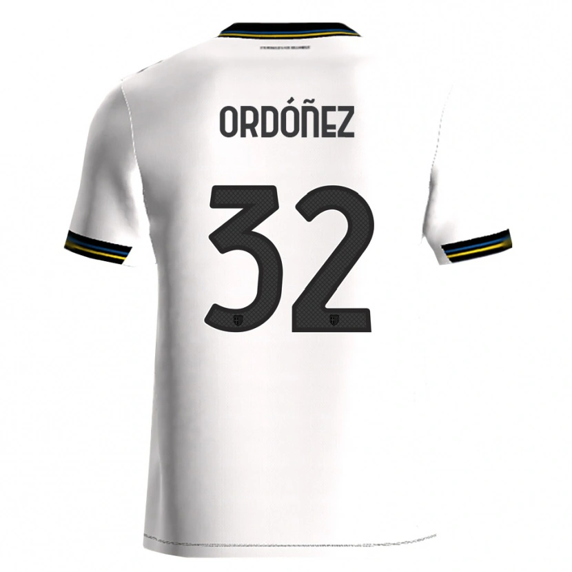 Danxen Kinder Christian Ordóñez #32 Weiß Schwarz Heimtrikot Trikot 2025/26 T-Shirt Schweiz